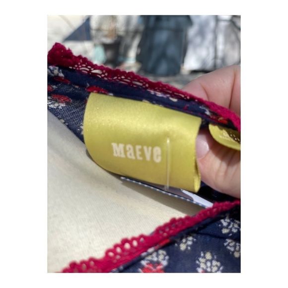 Anthro Maeve Gretchen Boho Tunic Balloon Sleeve - Picture 6 of 12